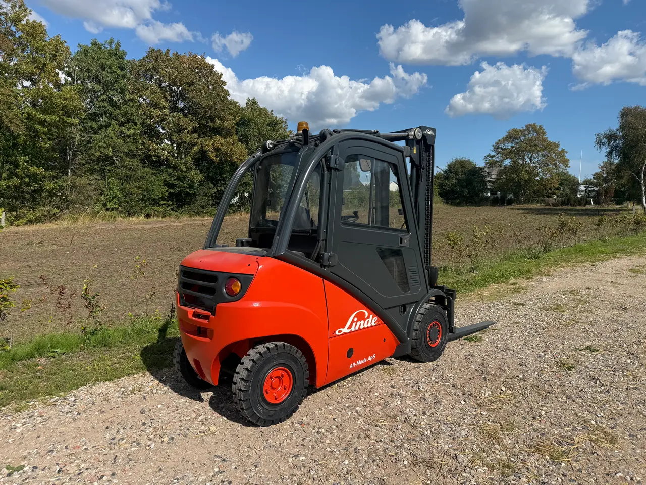 Billede 2 - LINDE H25D GAFFELTRUCK, SIDESKIFT, GAFFELFLYT✅