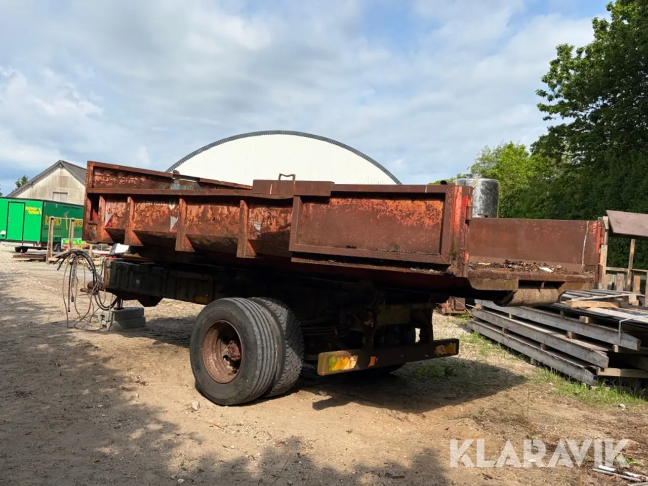 Billede 3 - Kroghejsevogn med containerlad