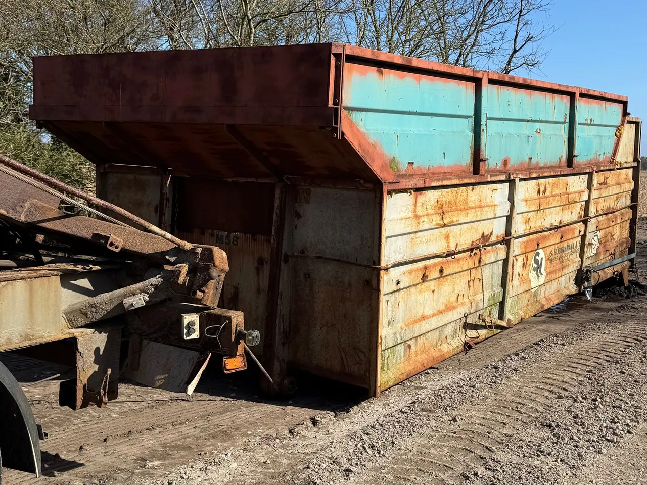 Billede 5 - - - - Wirehejsvogn med container