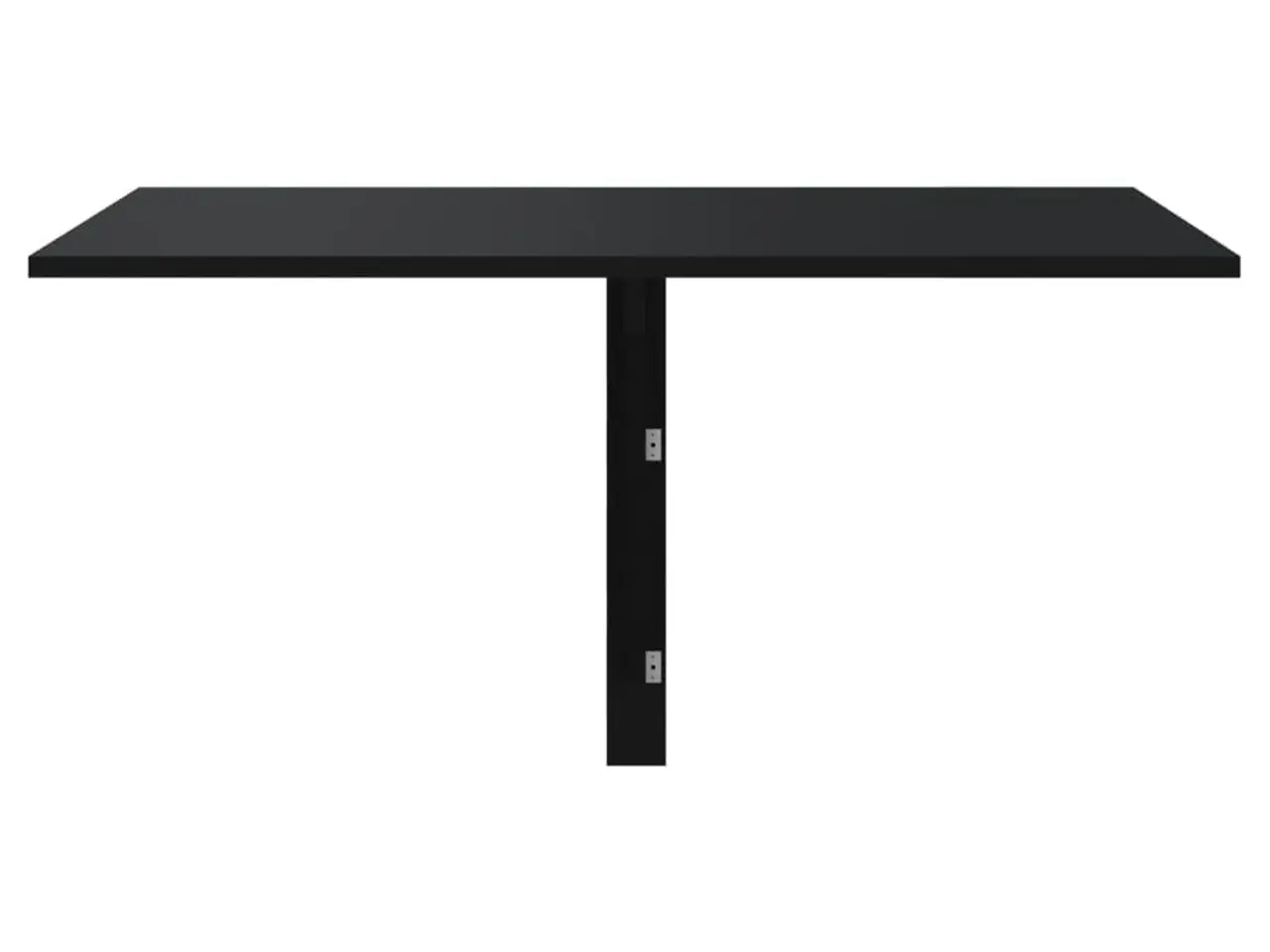 Billede 3 - Væghængt klapbord 100×60×56 cm i konstrueret træ - sort