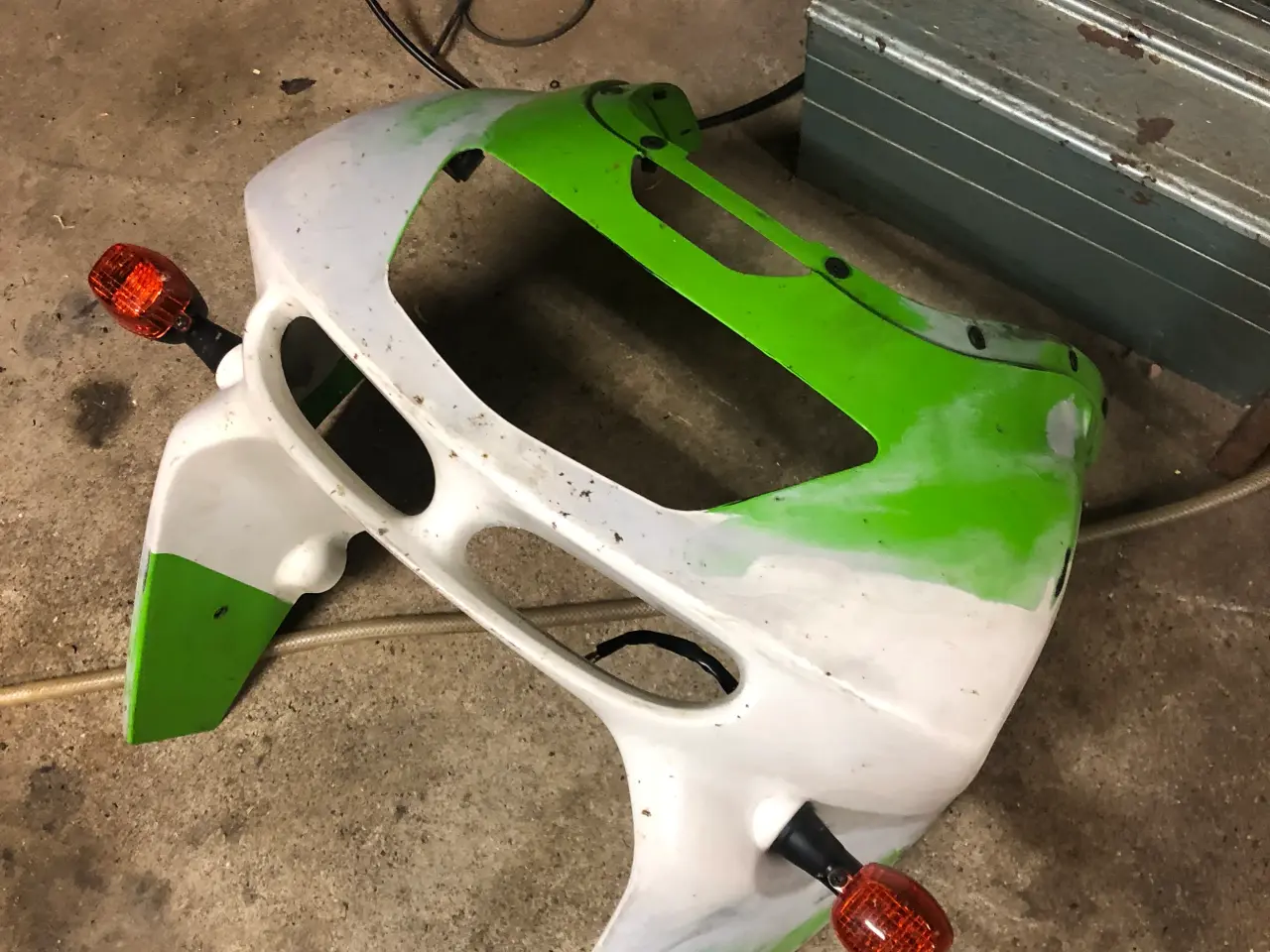 Billede 6 - Kåbe Zx9r  94-97 sidestykker skærm
