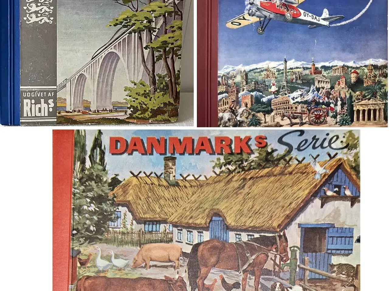 Billede 1 - Richs-album og Danmarksserien.