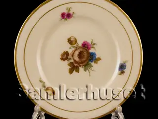 Rosenborg Kagetallerken lige kant 16 cm.