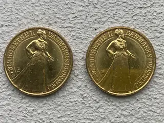 Jubilæumsmønter. Dronning Margrethe II 25 års jub
