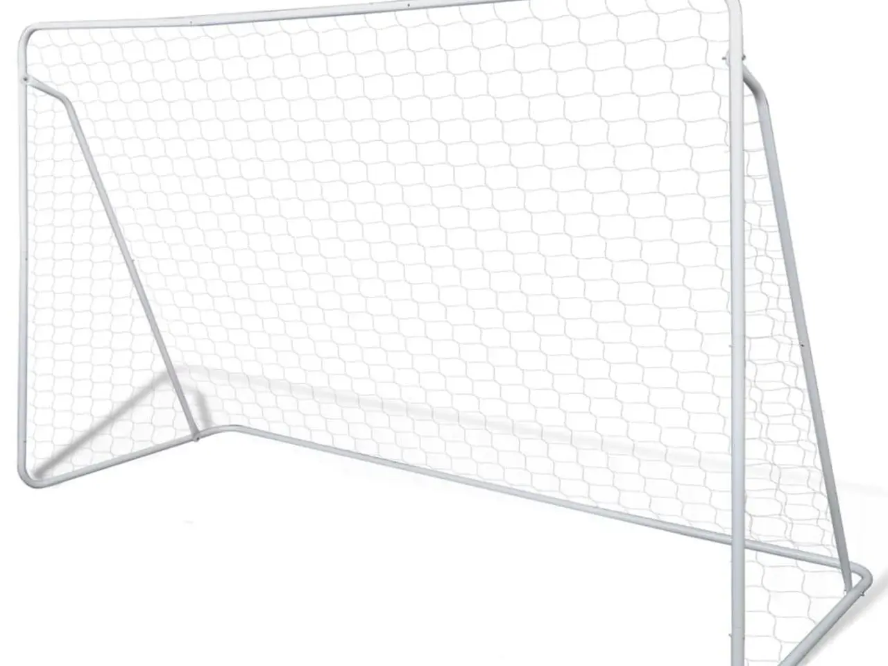 Billede 2 - Fodboldmål - sæt á 2 stk., 240 × 90 × 150 cm, hvid