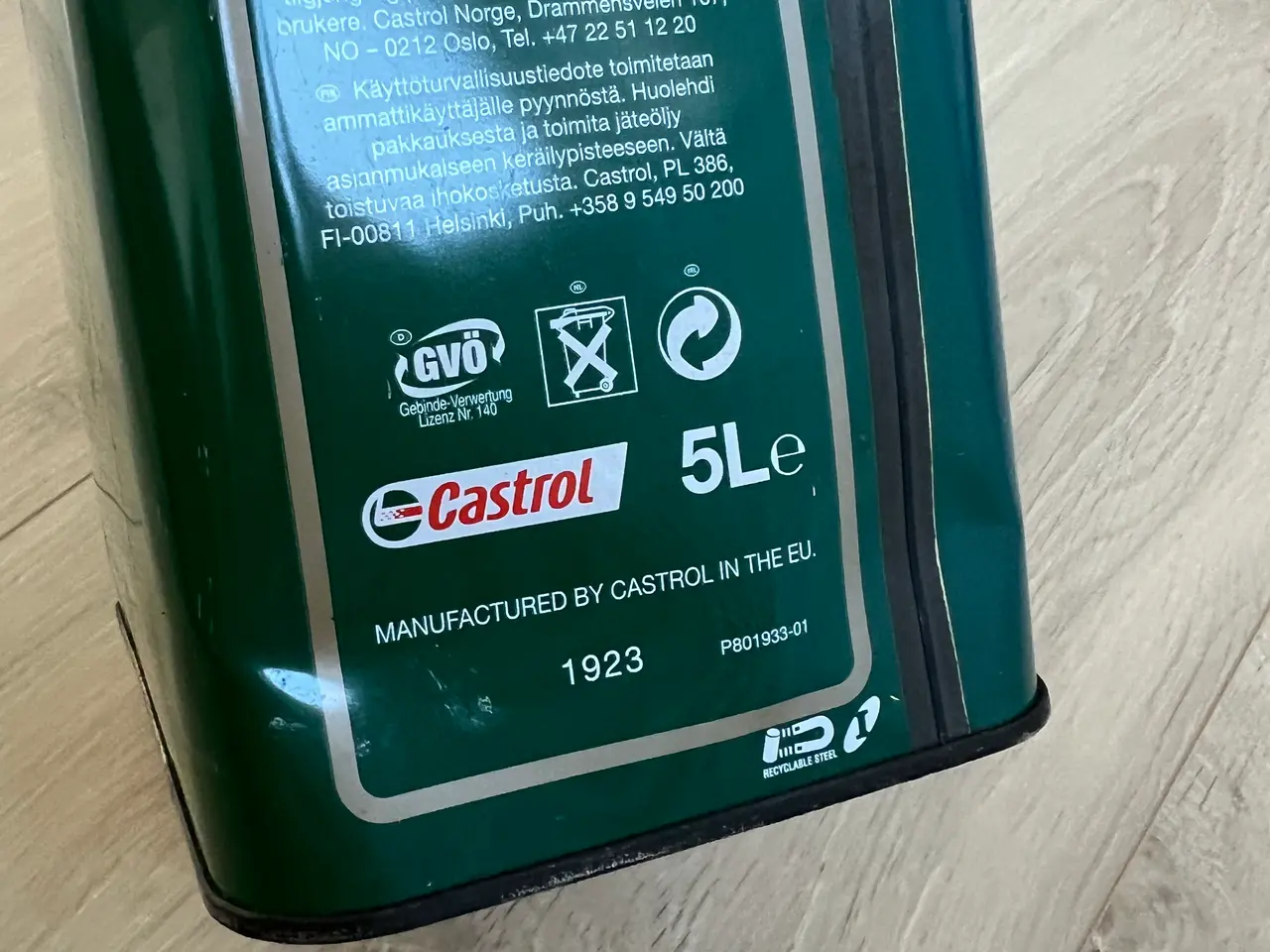 Billede 3 - Castrol oliedunk 5L