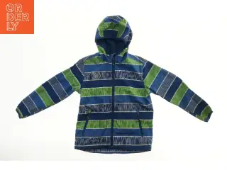 Regnjakke med striber og hætte fra Color Kids (str. 128)