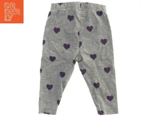 Børne leggings med hjertemønster fra Mads & Mette (str. 62)