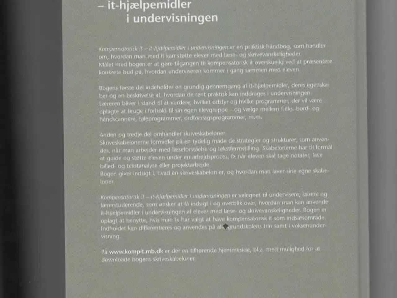Billede 1 - Undervisning med it