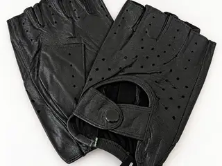 Nye sorte fingerløse læderhandsker