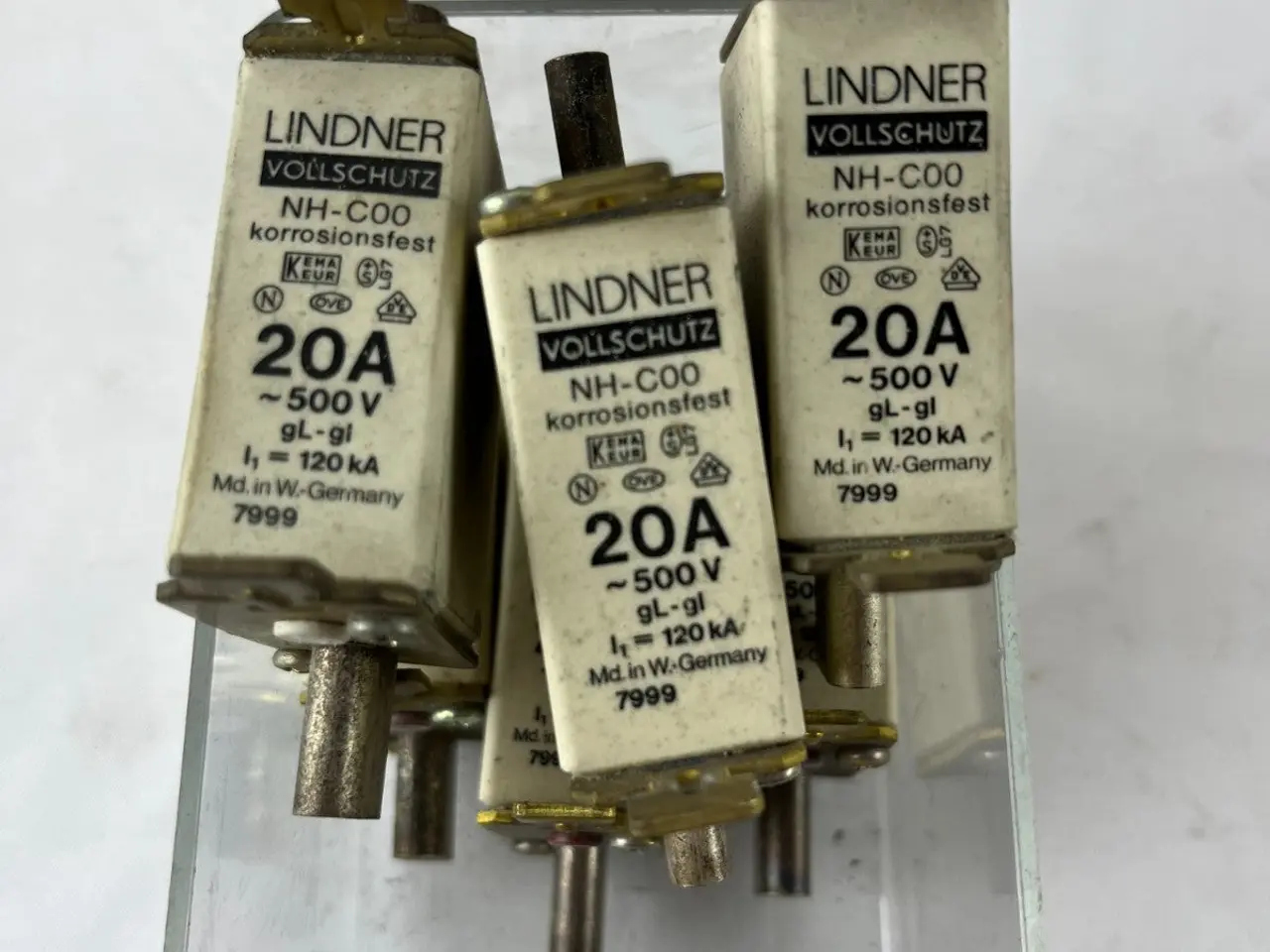 Billede 6 - Lindner NH-C00 7999 Fuse 20A 500V gL-gI Vollschutz