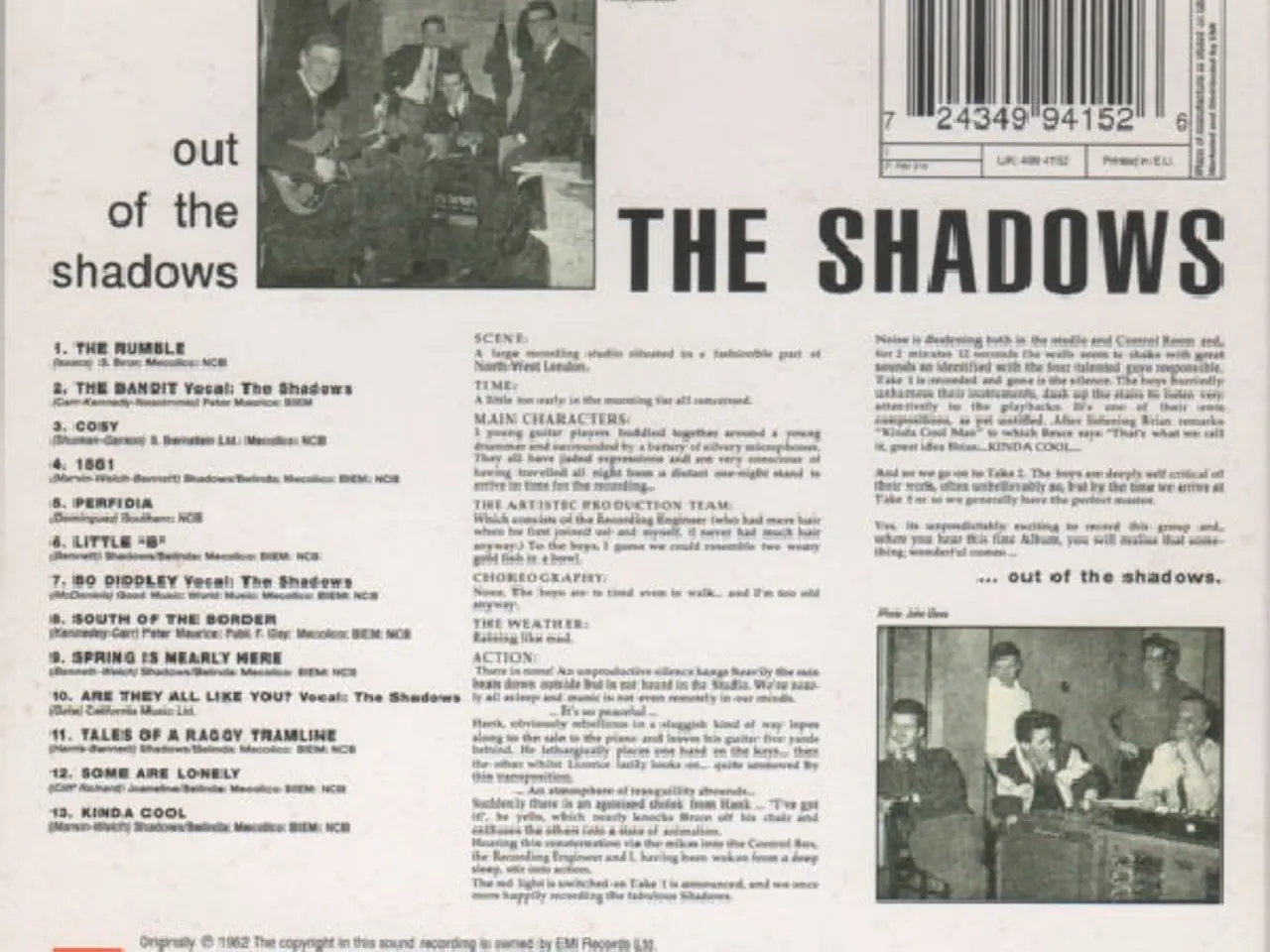 Billede 4 - The Shadows – Out Of The Shadows – CD