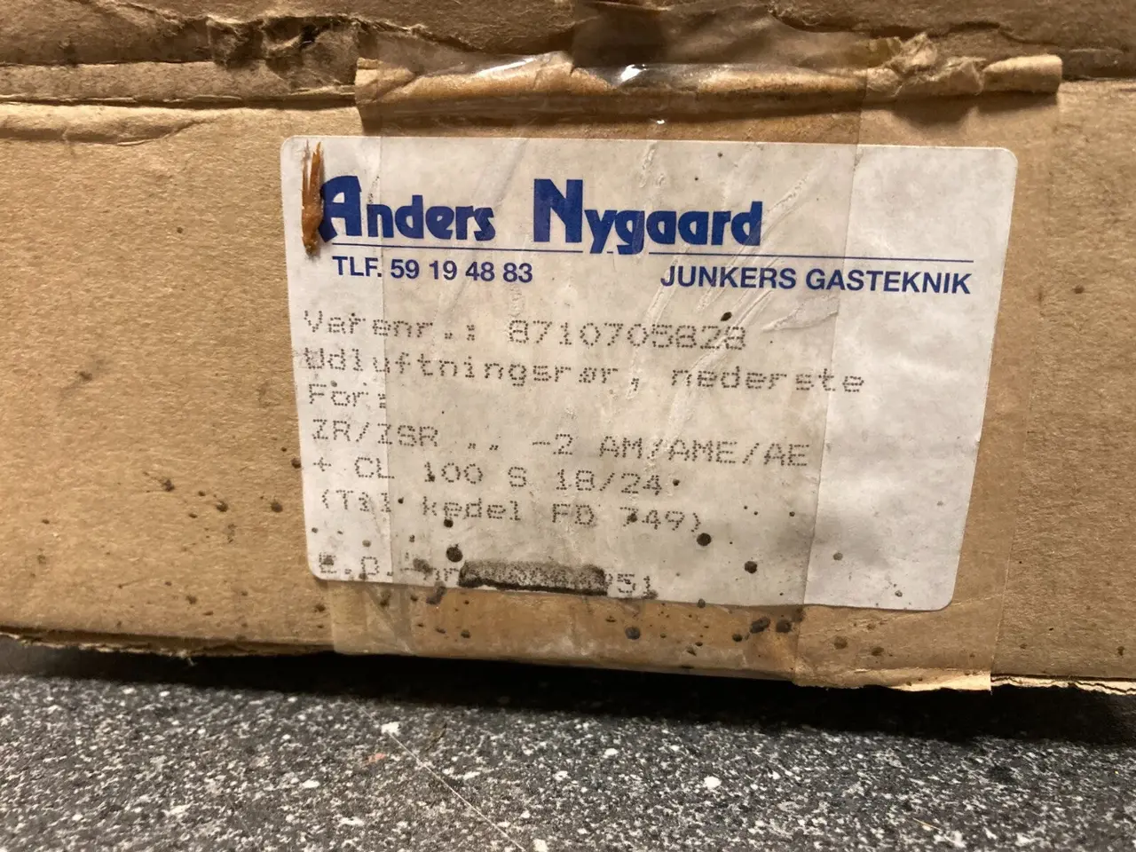Billede 2 - Junkers Gas Boiler Flow Check ventil - Brass PN