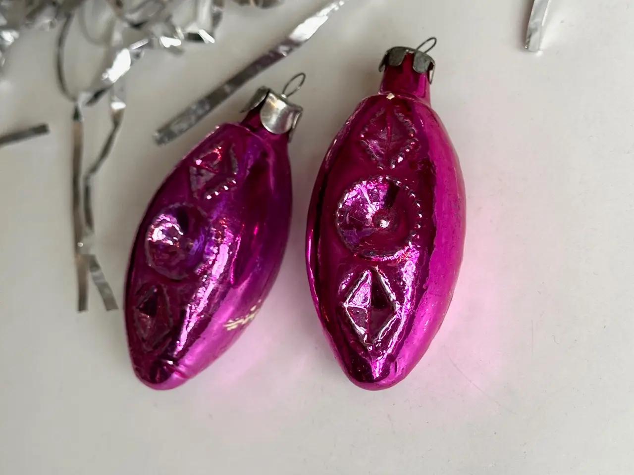 Billede 3 - Pink ovale lanterner, 2 stk samlet