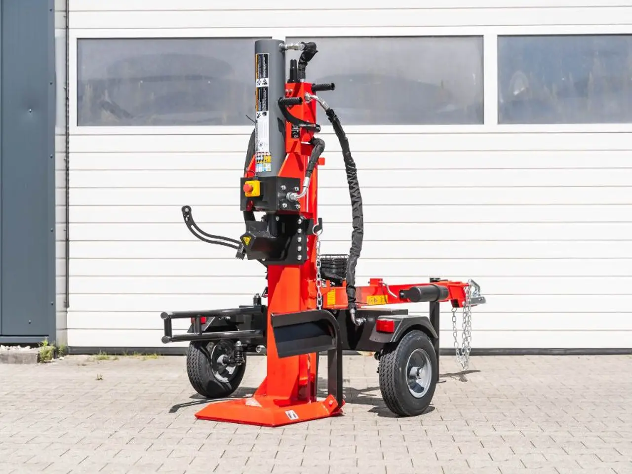 Billede 2 - WoodMaster CWM35B – 35 ton benzin brændekløver (lodret)