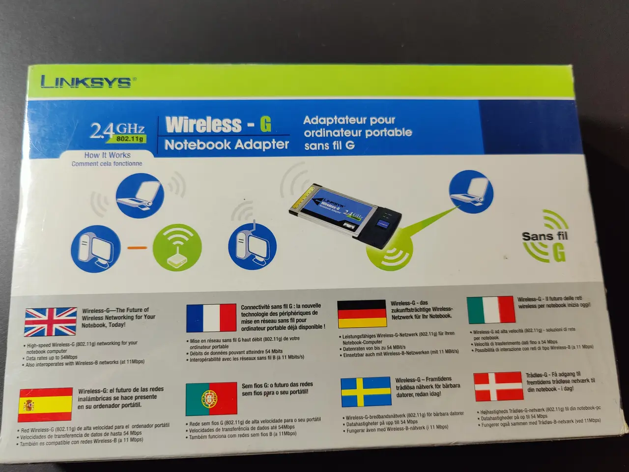 Billede 2 - Linksys Wireless-G Notebook Adapter