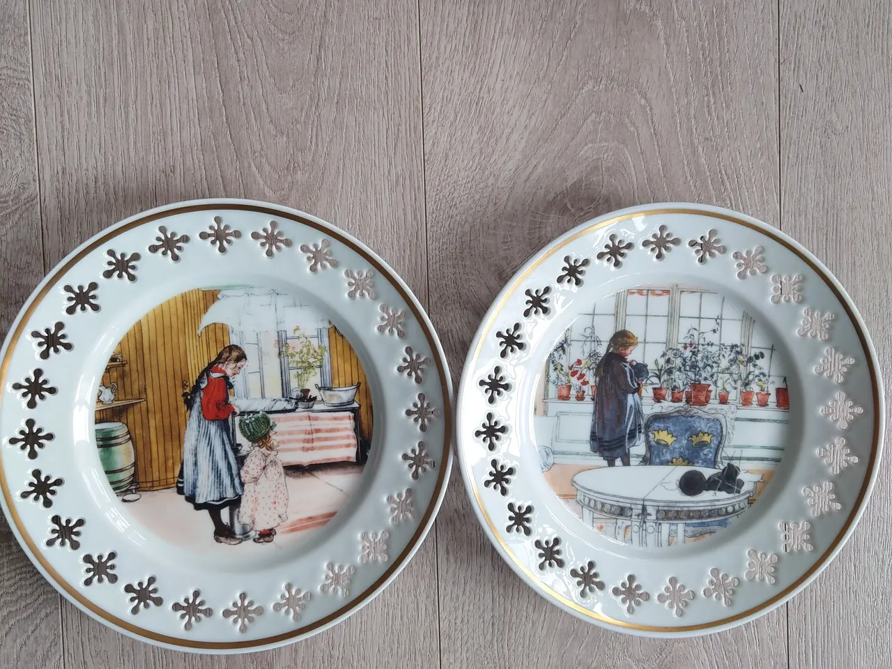 Billede 6 - Bing og Grøndahl  Carl Larson platter 8 styk