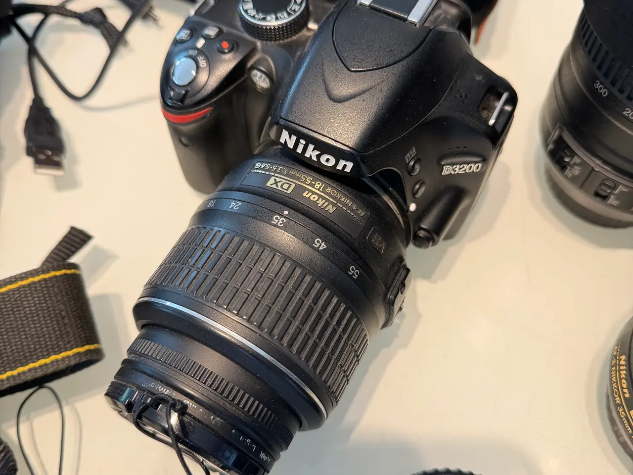 Billede 3 - Nikon D3200 spejlreflekskamera + 3 objektiver + bl
