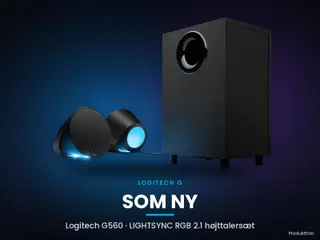 Logitech G560 LIGHTSYNC RGB 2.1 højttalersæt