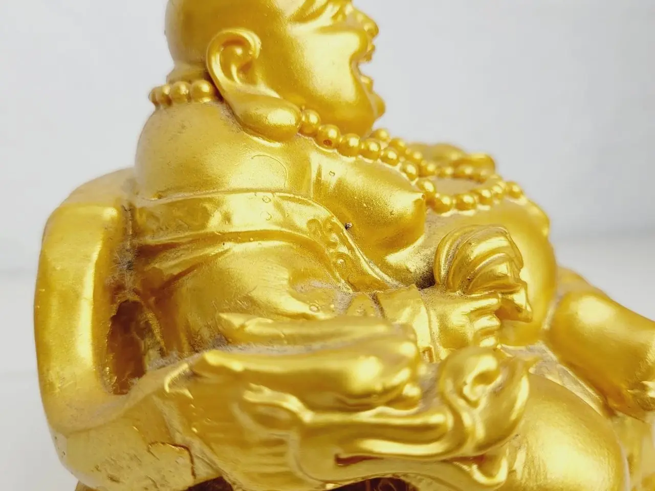 Billede 4 - ⭐️- Grinende Buddha Figur: Held og Lykke Symbolism