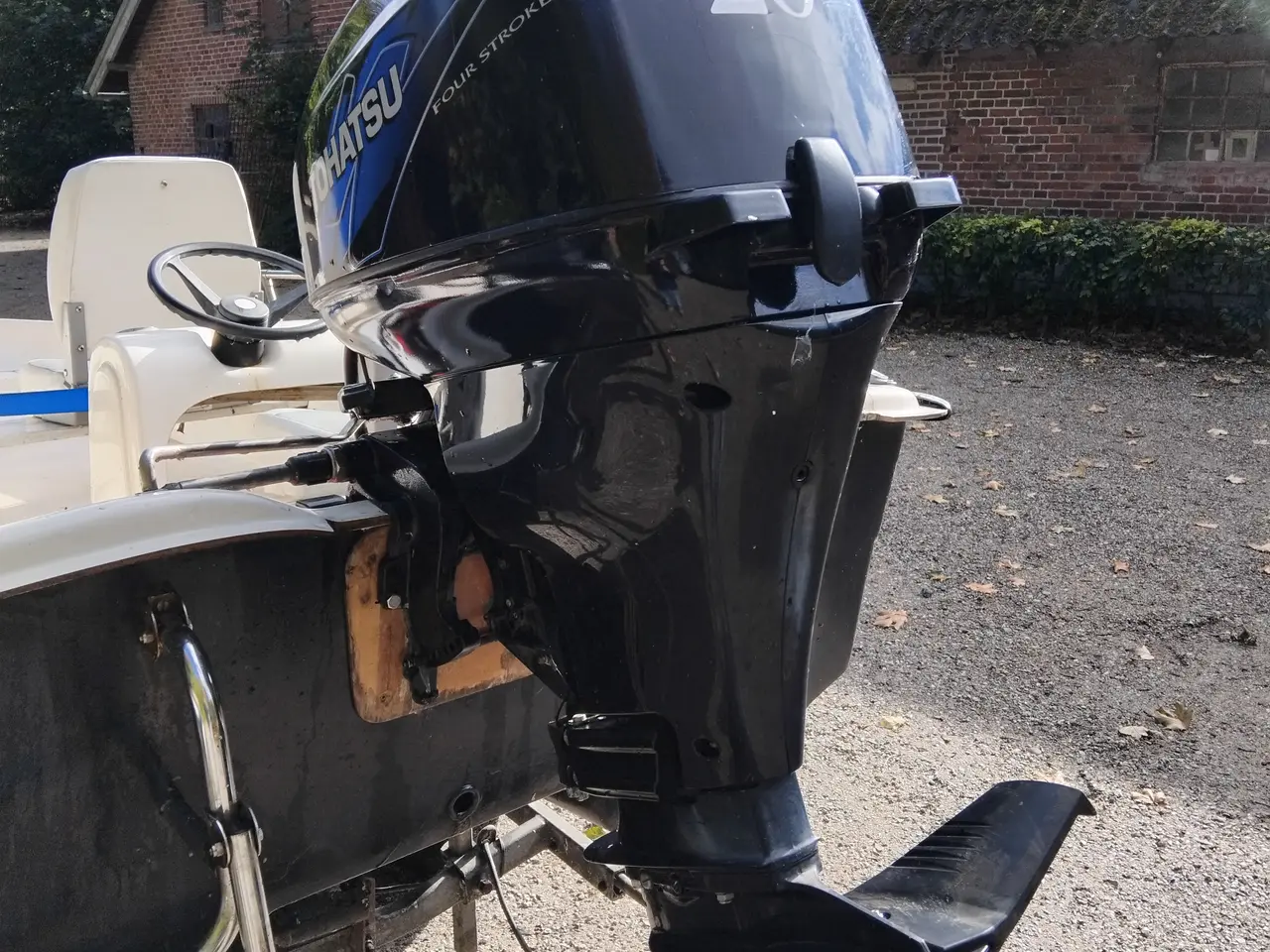 Billede 3 - Styrpult Jolle og motor incl trailer til salg fra