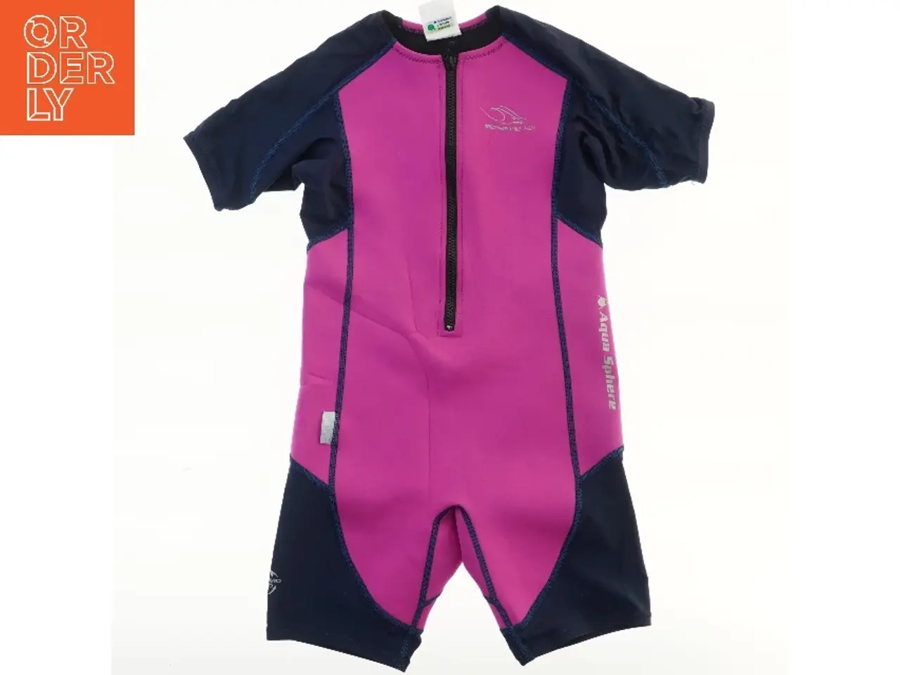 Billede 1 - Aqua Sphere kort våddragt i pink og marineblå (str. 152)