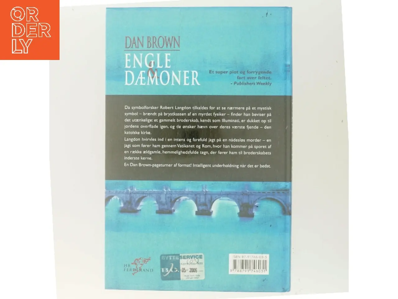 Billede 3 - Engle & dæmoner af Dan Brown (Bog)