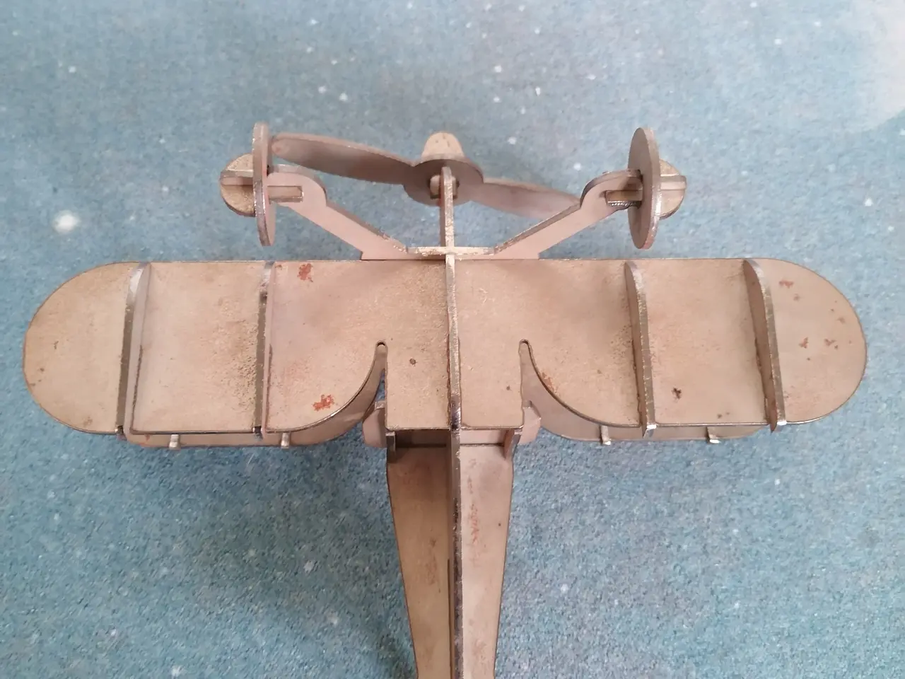 Billede 3 - Flot Metal Flyvemaskine Model
