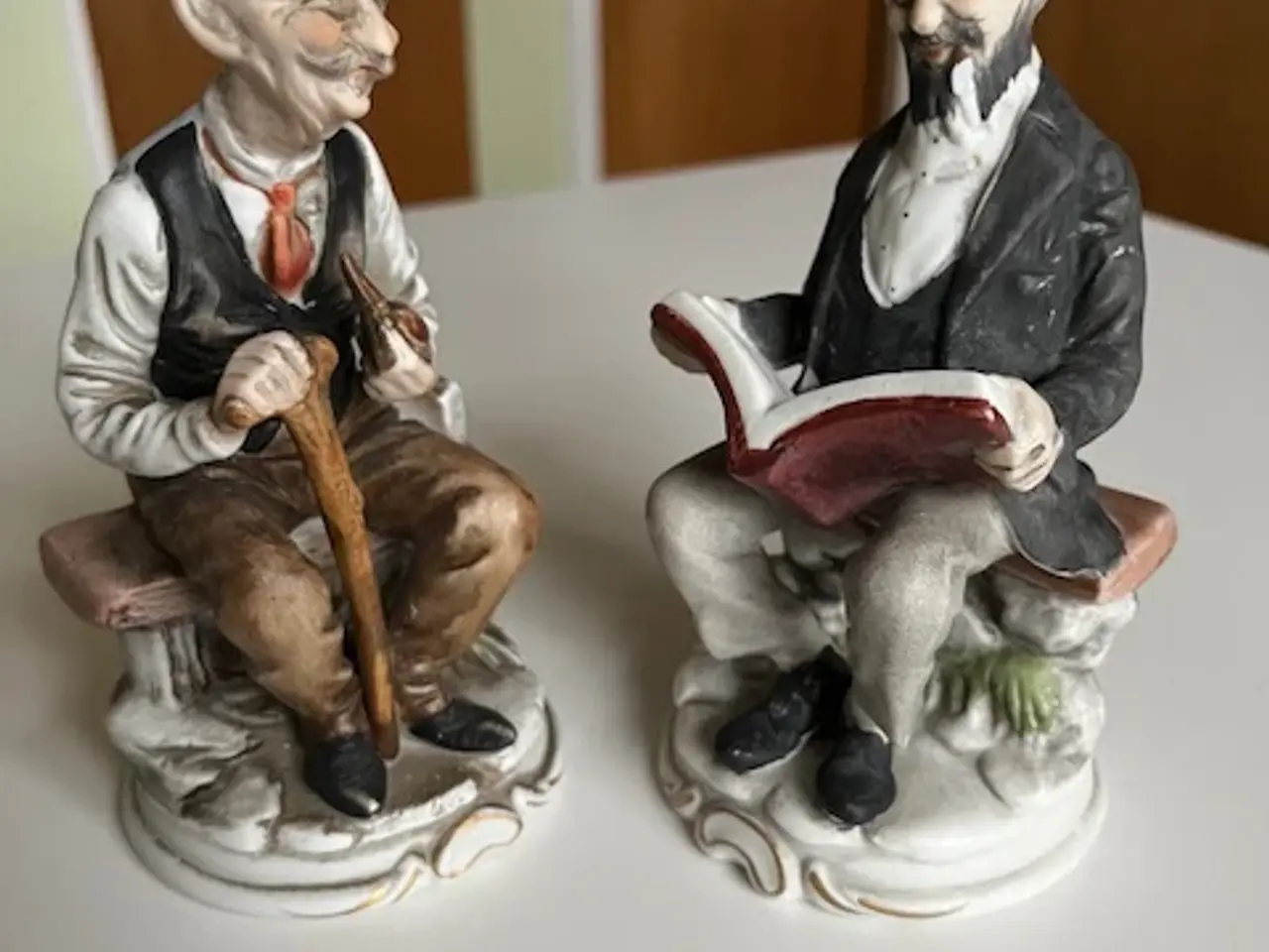 Billede 2 - 2 ældre herrerFigurer
