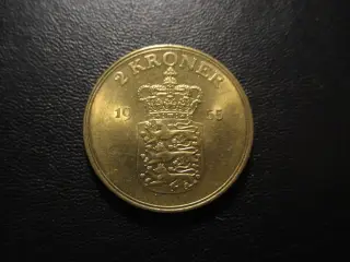 2 kroner 1955 unc