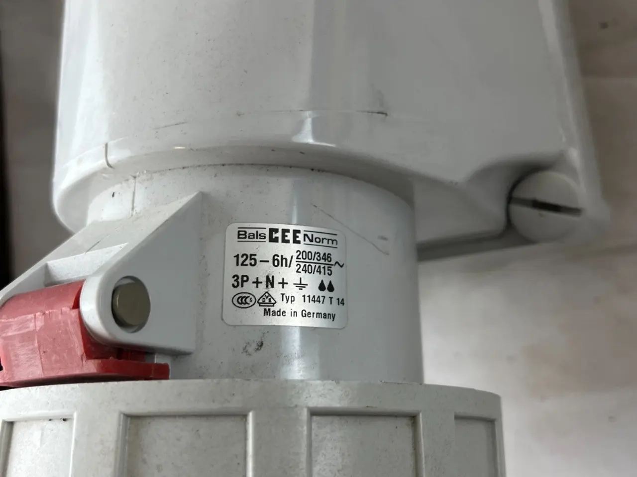 Billede 2 - Bals CEE Norm 11447 125A 5‑Pin 3P+N+E Socket IP67