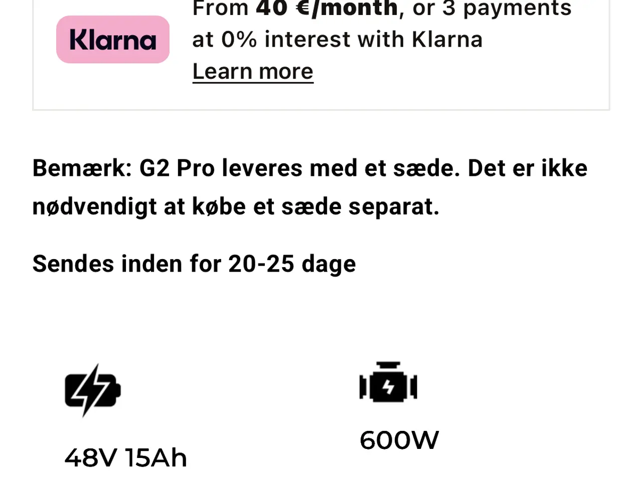 Billede 10 - G2 Pro El løbehjul