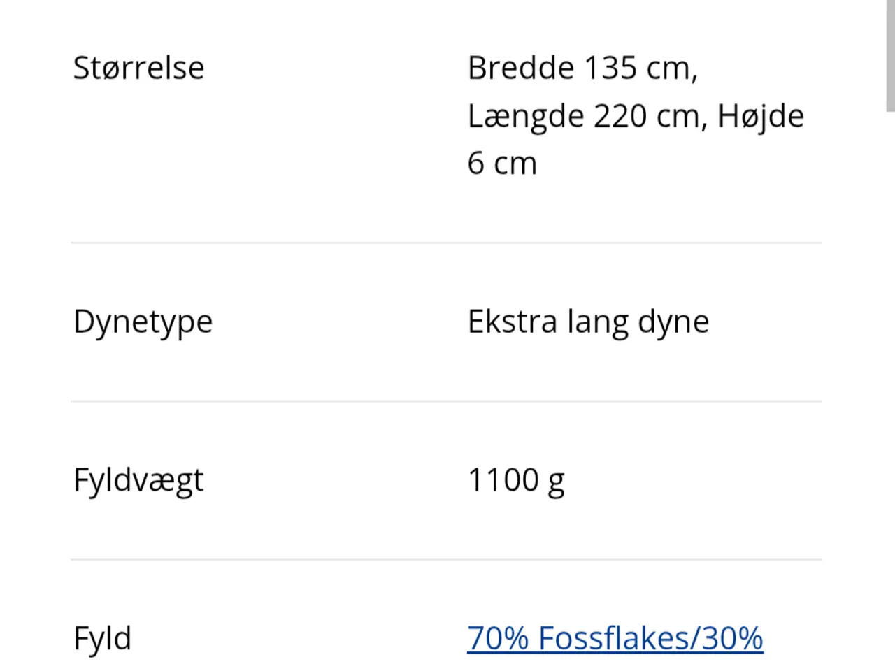 Billede 4 - Fossflake vinterdyne