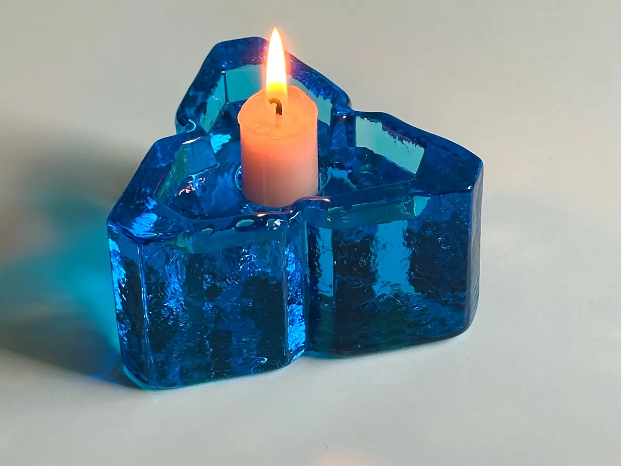 Billede 2 - Turkis glasstage