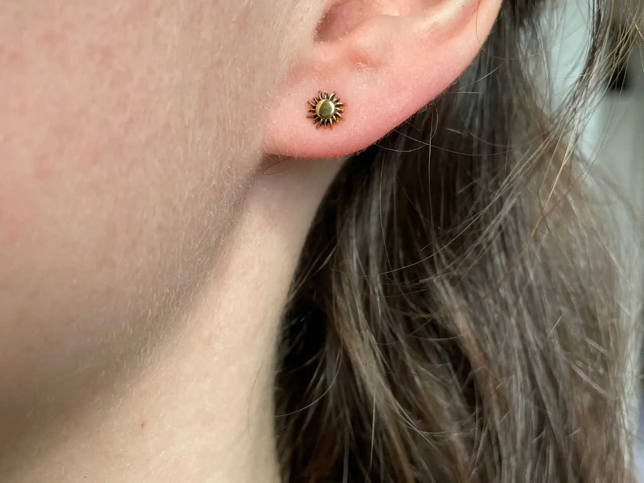 Billede 6 - IX Studios forgyldt Sol Earring 