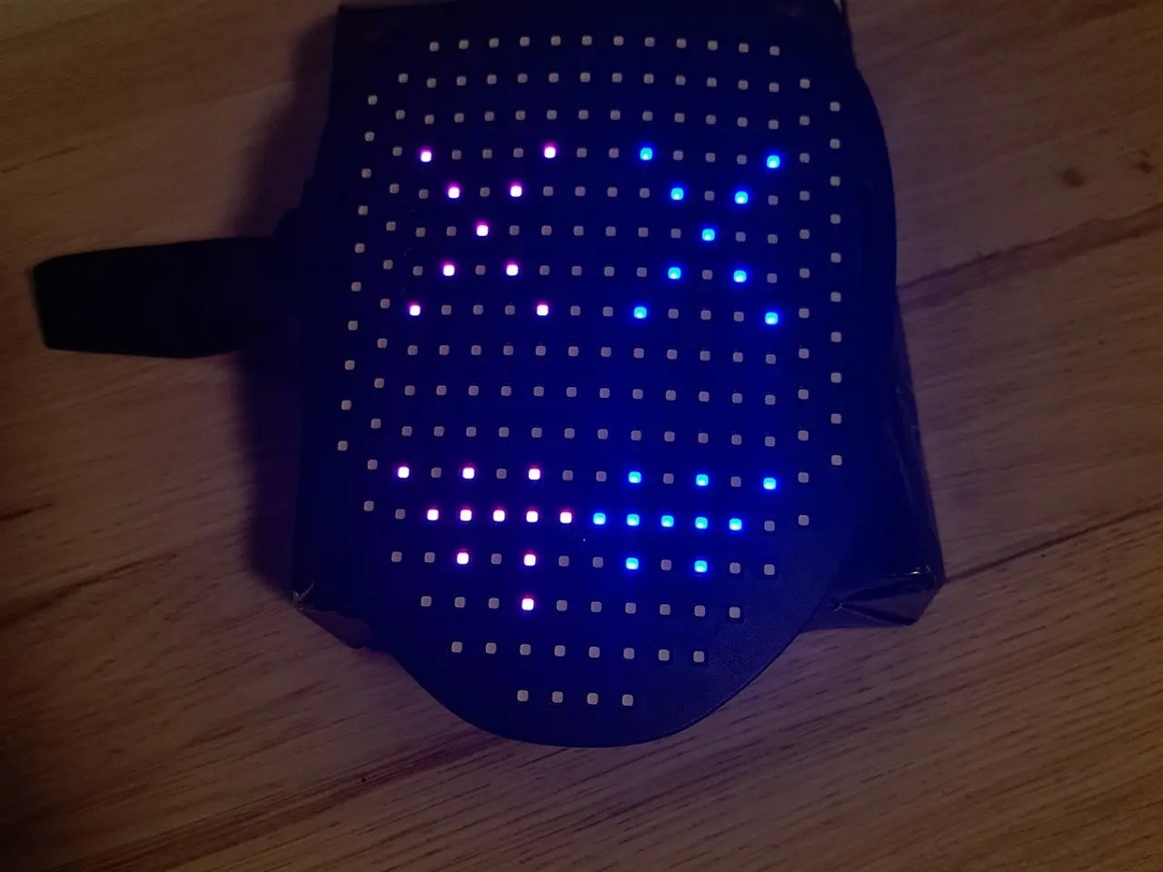 Billede 2 - LED maske med gestus-styring - ny, Halloween!