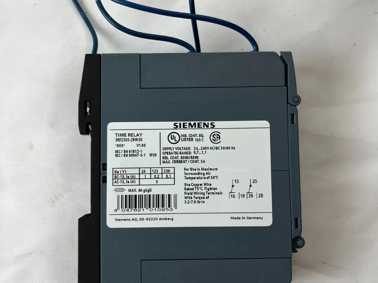 Billede 6 - Siemens SIRIUS 3RP2505-2RW30 Multifunction Time
