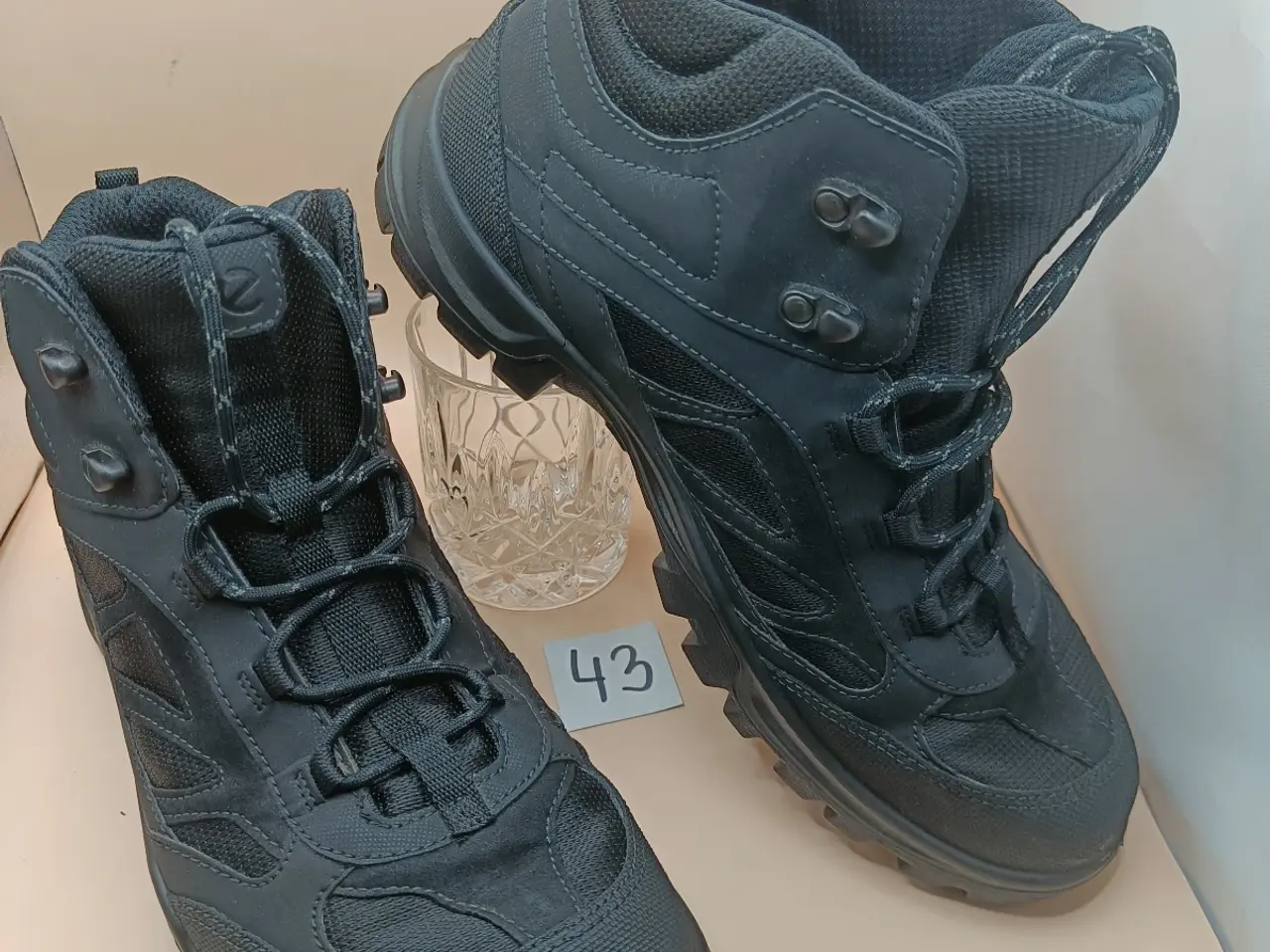 Billede 1 - Ecco gore-tex sort støvle 43str
