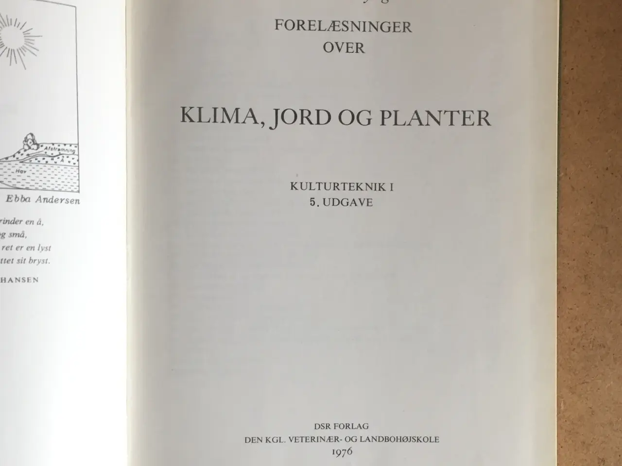 Billede 5 - Forelæsninger over klima, jord og planter