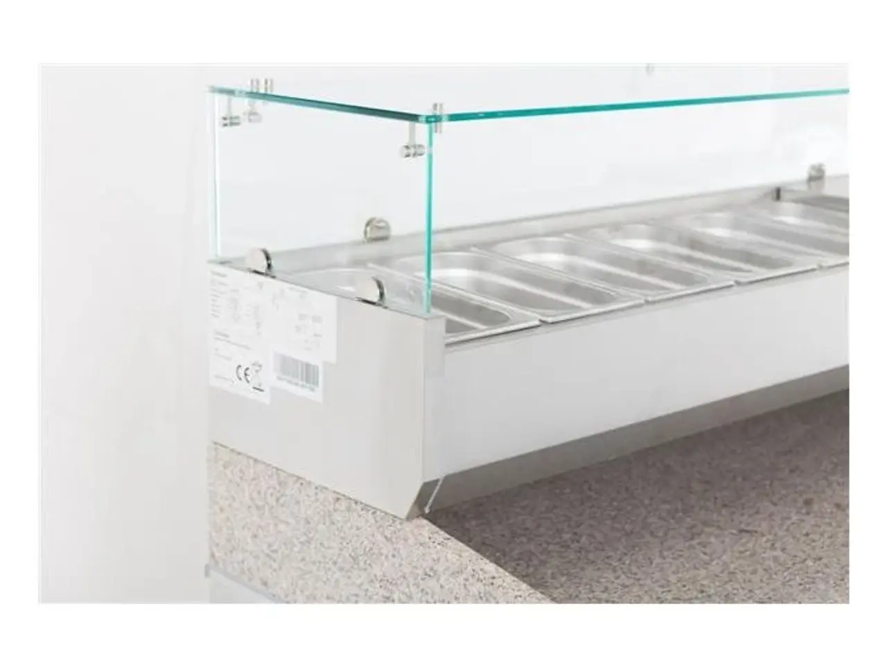 Billede 2 - Køleopsats / Kantinekøler GN 1/3x6 – Rustfrit Stal