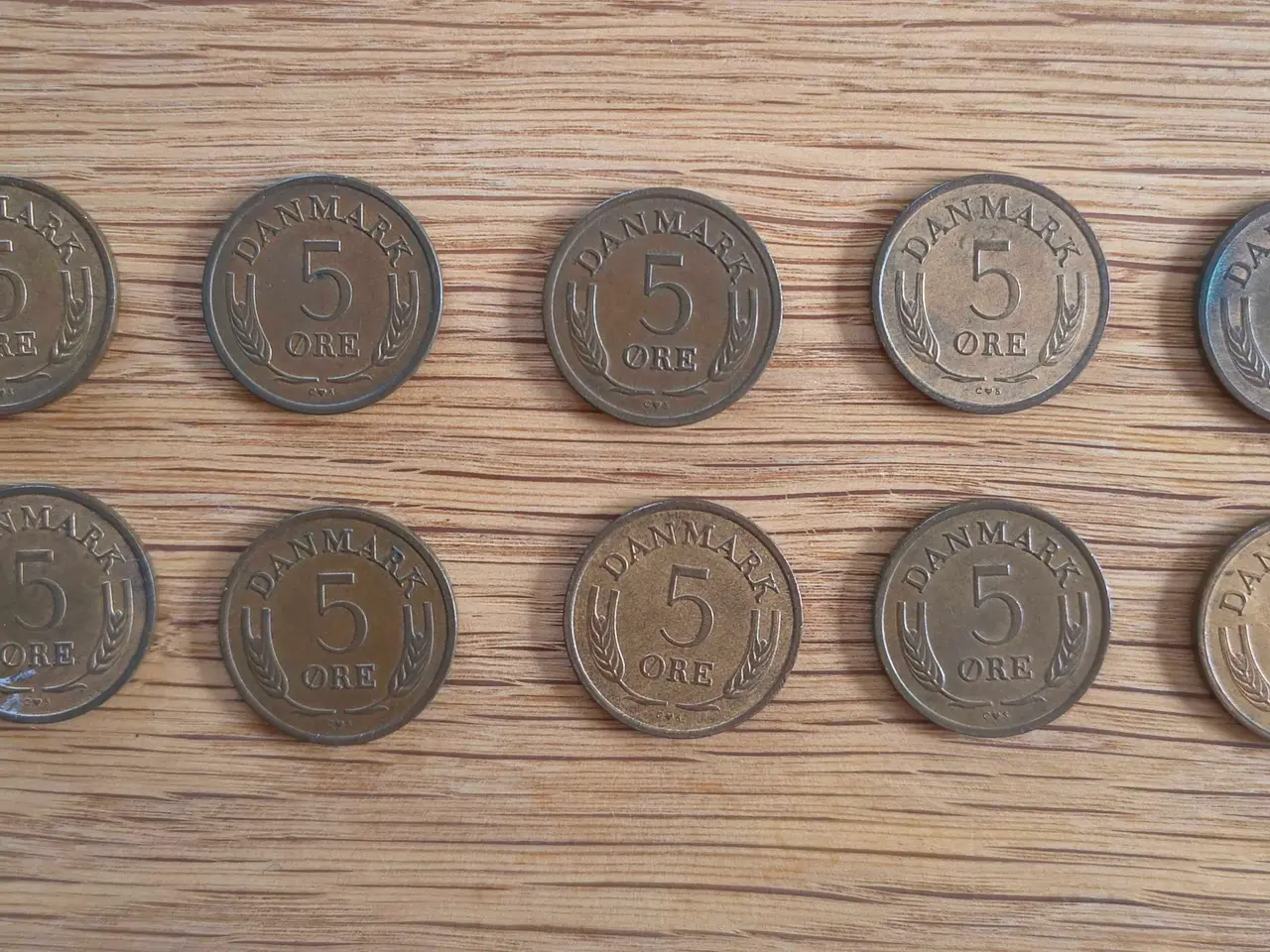 Billede 3 - Dansk 5 øre årgang 1963-1972 - sælges samlet