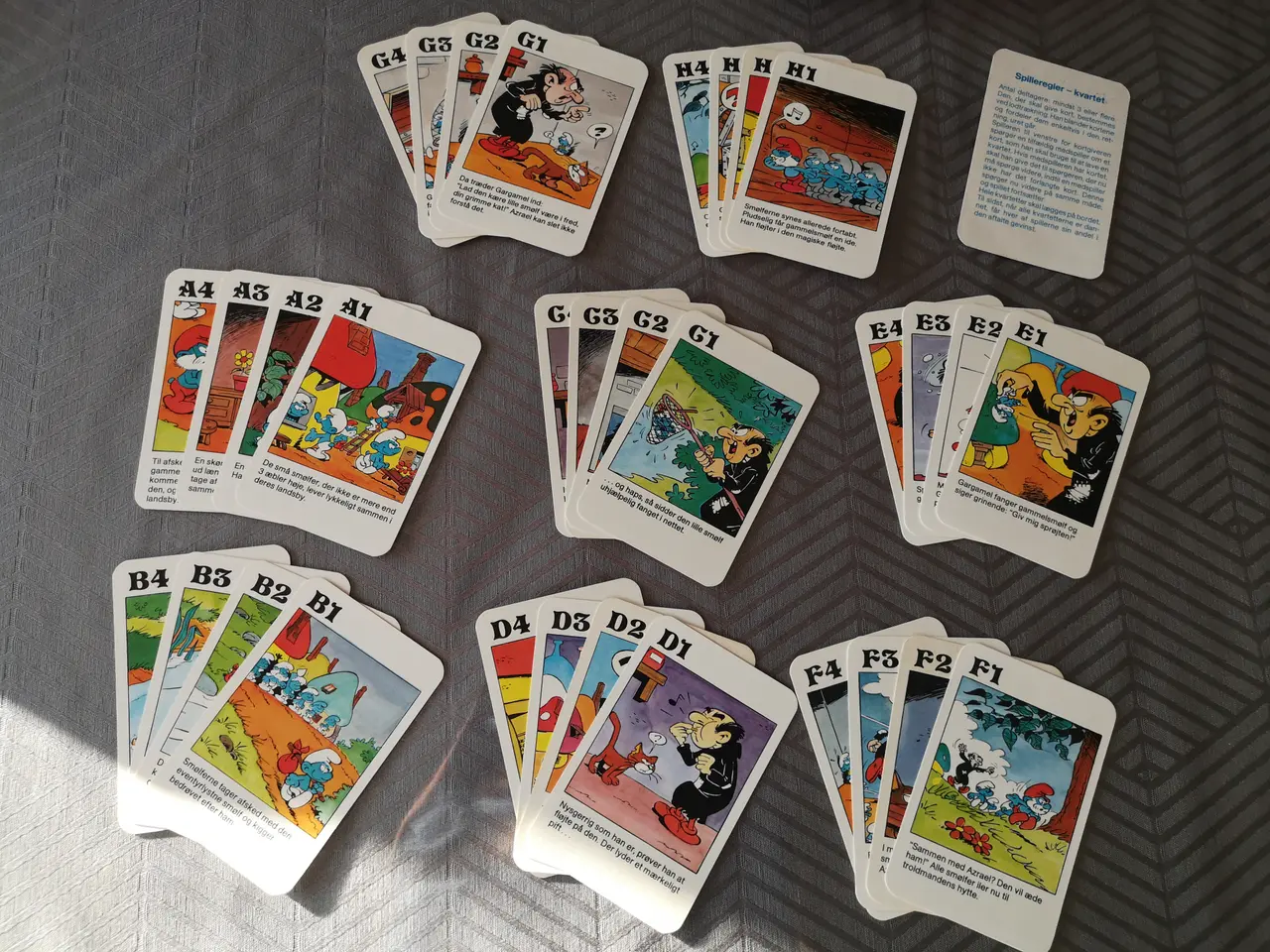 Billede 3 - Smølferne kvartetspil fra 80'erne