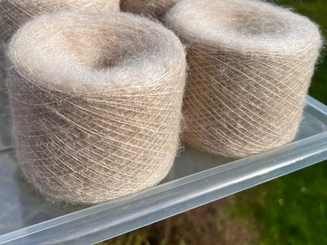 Billede 4 - Italiensk Kvalitetsgarn - Mohair/Silke 400 gram
