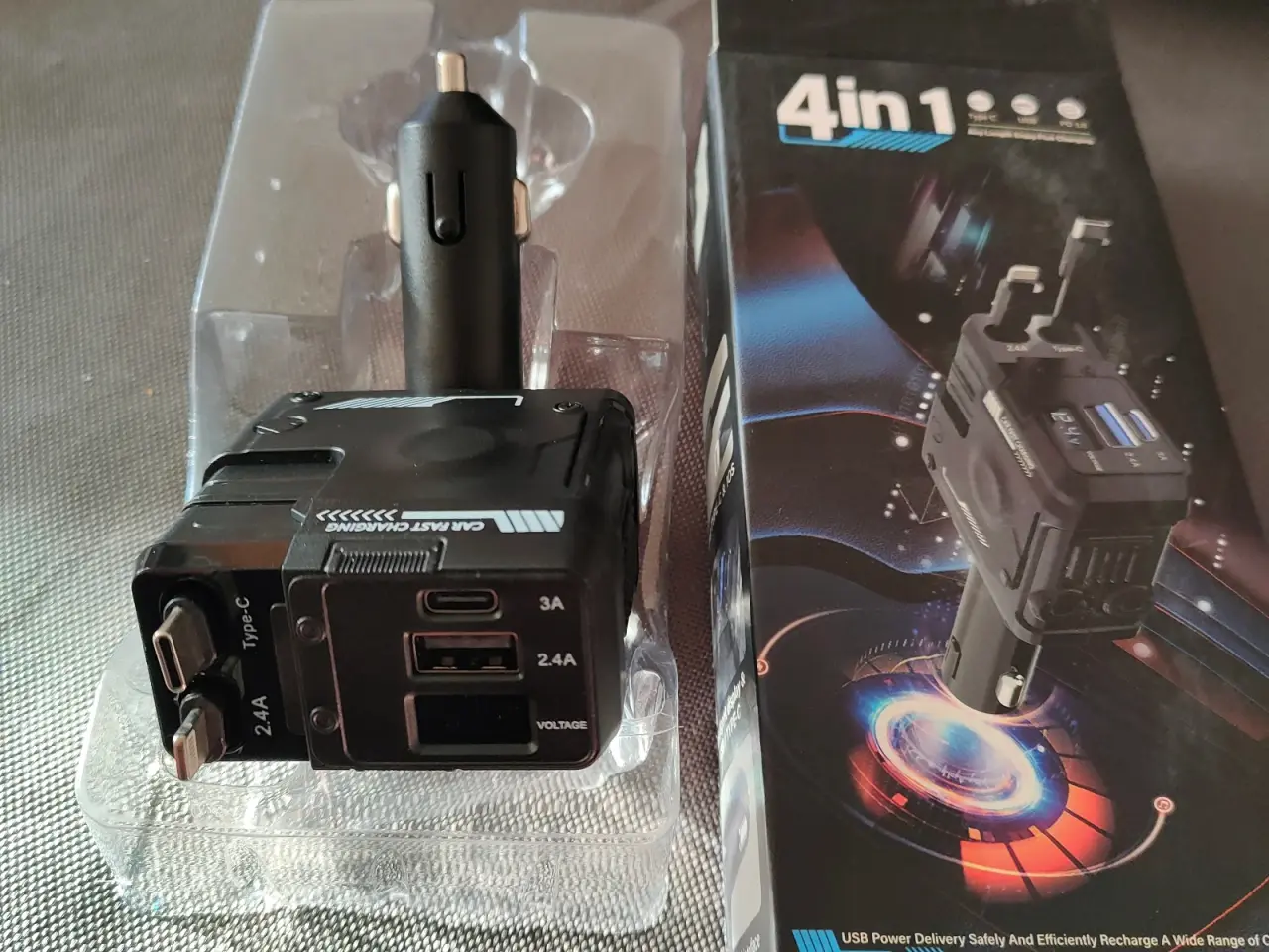Billede 12 - En 4-i-1 bilopladeradapter