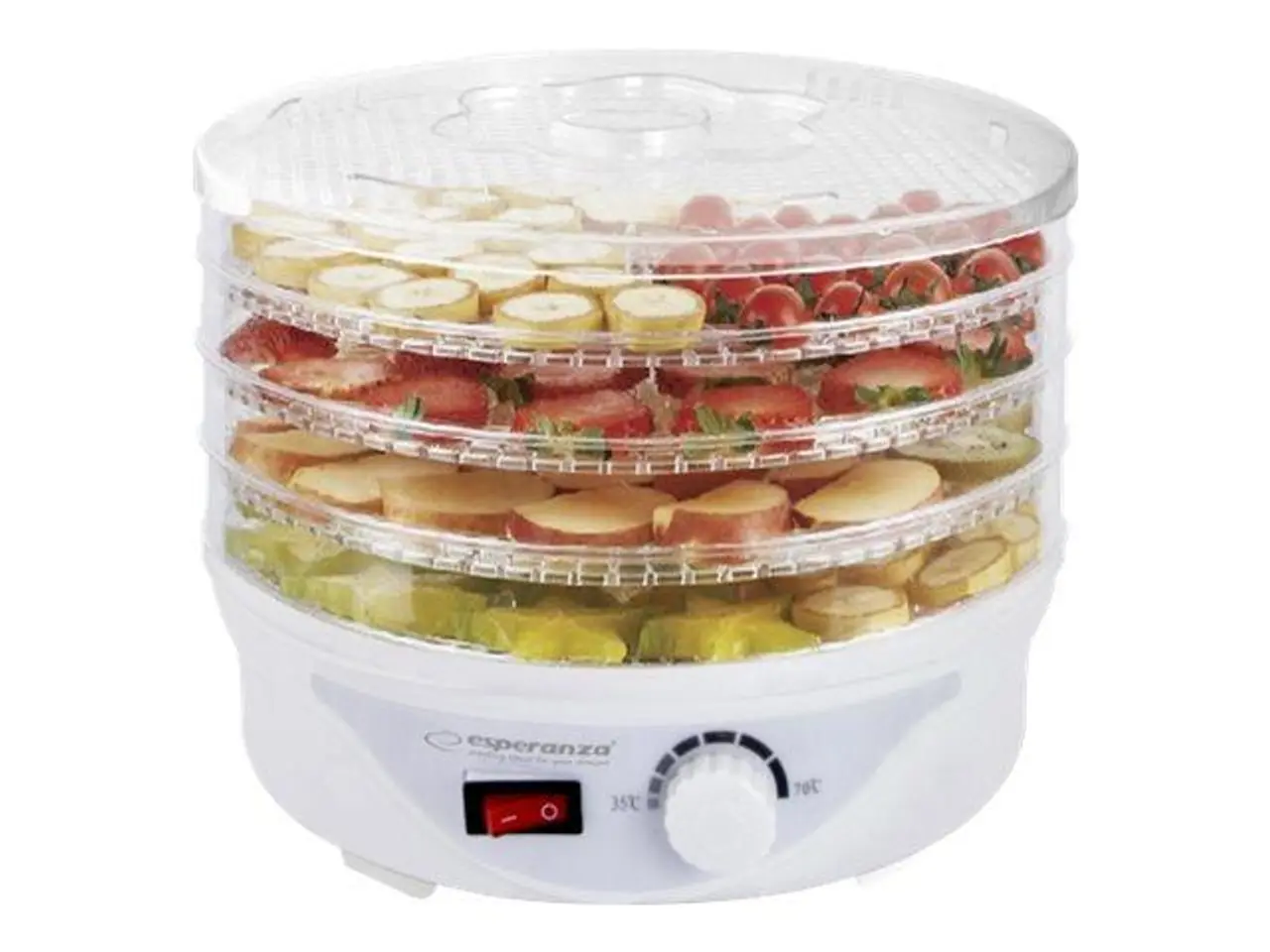 Billede 3 - Fødevaretørrer Esperanza DÉLICATESSE 250 W, rund