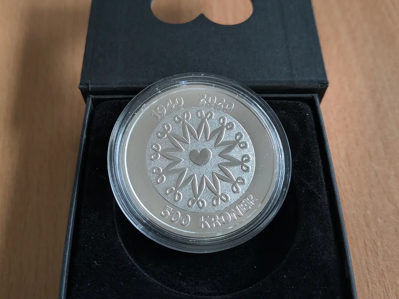 Billede 2 - 500 Kr. sølvmønt