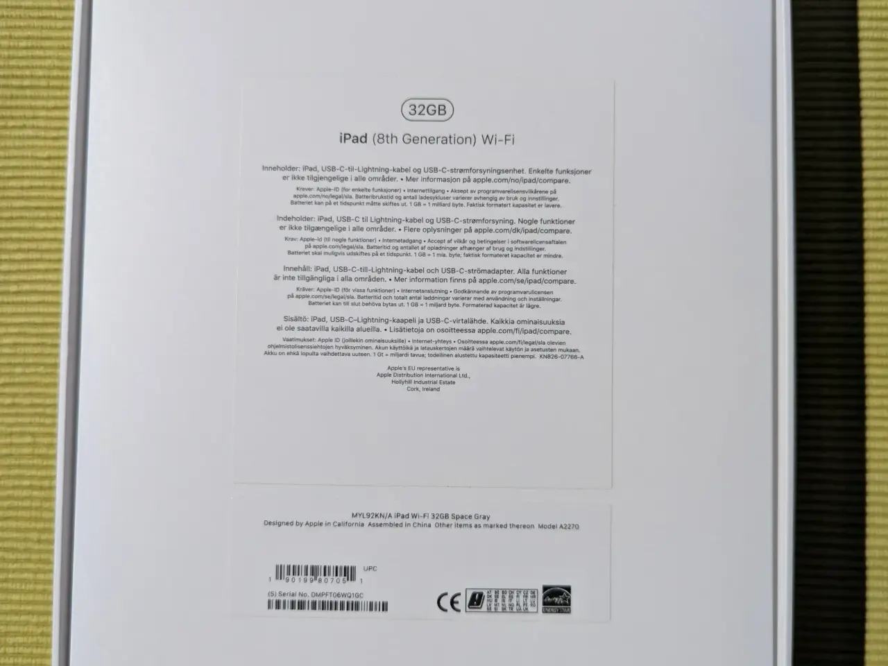 Billede 5 - iPad 8, 32GB, som ny, ingen brugsspor