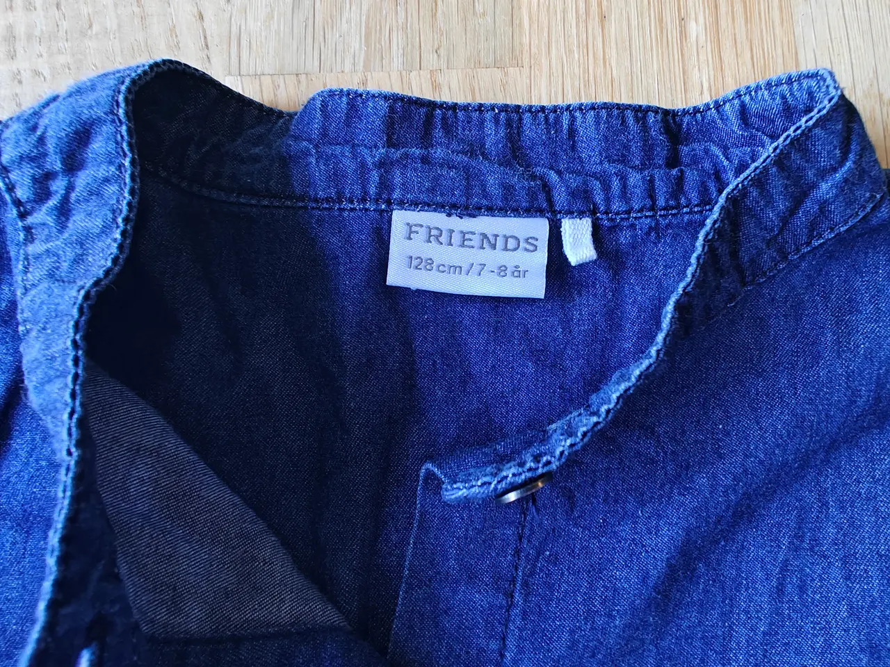 Billede 2 - Friends Denim Skjorte Kjole, Pige, str. 128