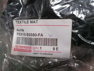 Toyota Auris org. Måtter Ny Pris