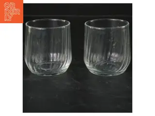 Glas drikkeglas (str. 7 cm. 2 styk)